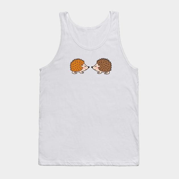 Cute little hedgehogs Tank Top by bigmomentsdesign